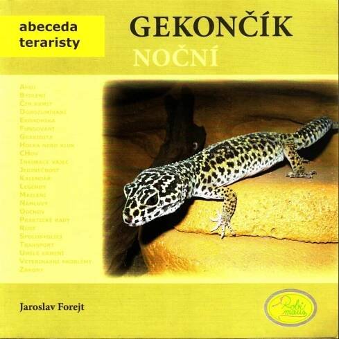 Gekončík noční. Abeceda teraristy (plaz, chování] - Odborné knihy