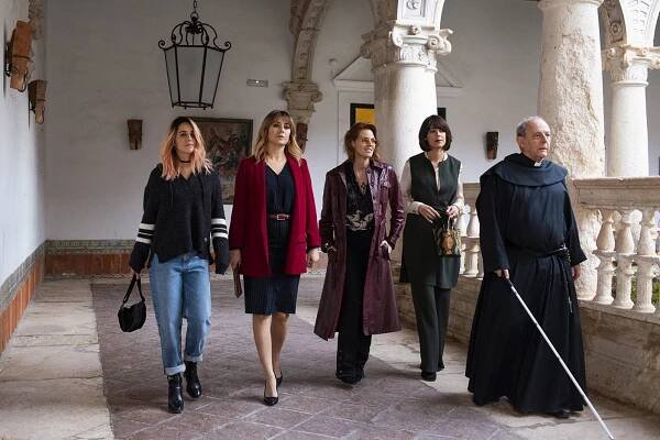 Macarena García, Blanca Suárez, Amaia Salamanca, Belén Cuesta, Emilio Gutiérrez Caba - A pesar de todo - Z natáčení