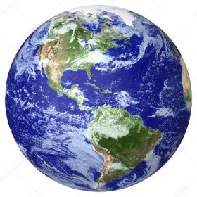 Stáhnout - Mapa oblačnosti země světa. strana Severní a Jižní Ameriky — Stock obrázek