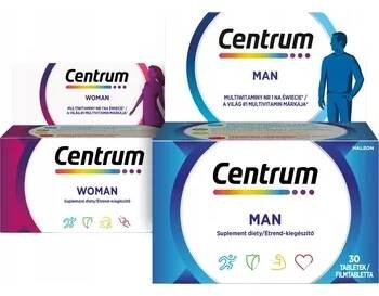 Centrum Doplněk stravy Mix pro ženy 90 tabletek pro muže 30 tablet