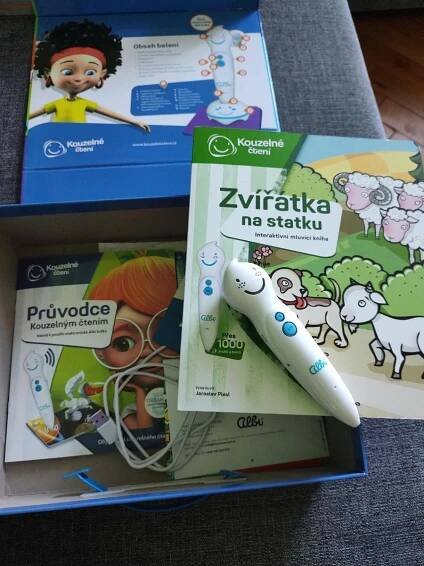 Albi tužka + knížka zvířátka na statku - Hračky