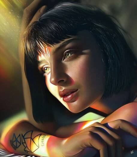 digitální umění, umělecká díla, ilustrace, portrét, ženy, Ya ar Vurdem