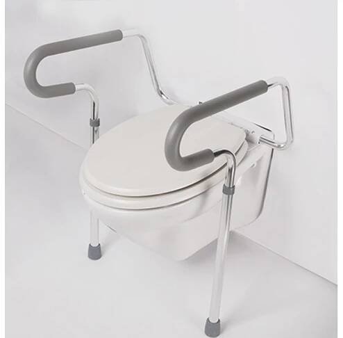 Madlo pro invalidy - podpěra k závěsnému WC - bílé