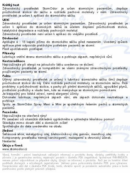 StomOdor drops 35ml - Centrálnílékárna.cz - Vaše internetová lékárna