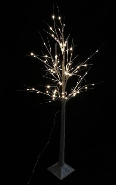 Vánoční LED březový stromek - 150 cm - 96 LED