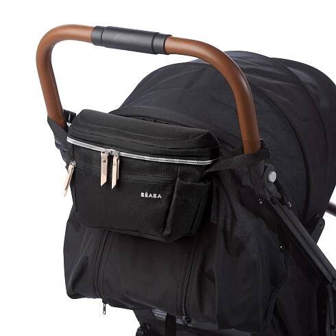 Přebalovací tašky ke kočárkům - Přebalovací taška jako pásek Biarritz Changing Black Bag Beaba - 1