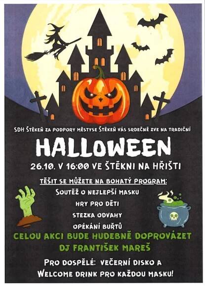 Halloween 2024 • městys štěkeň