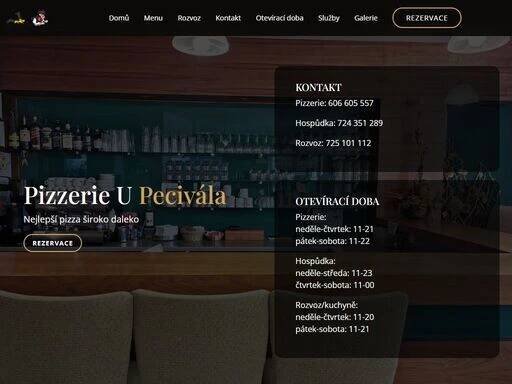 PIZZERIE A HOSPŮDKA U PECIVÁLA , Otrokovice - Živéfirmy.cz