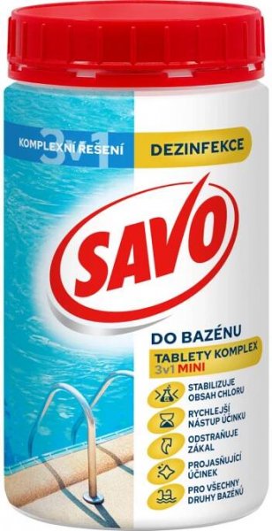 Savo bazén Mini Komplex 3v1 dezinfekce vody, 760 g