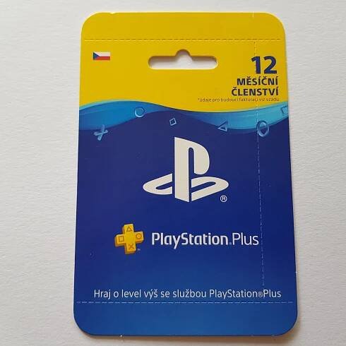 Playstation plus členství na 12 měsíců / PS4 PS+ 12 měsíců CZ