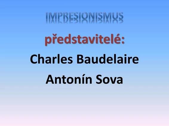 PPT - IMPRESIONISMUS PowerPoint Presentation, free download - ID:6214600