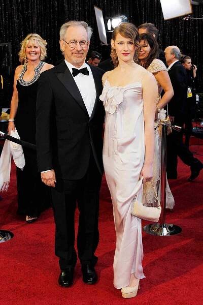 Steven Spielberg (L) and Destry Allyn Spielberg attend the 83rd annual Academy Awards at the Kodak Theatre. 