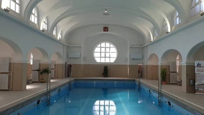 V Ústí nad Labem se pro veřejnost otevírá opravený bazén v městských lázních | foto: Jan Bachorík,  Český rozhlas