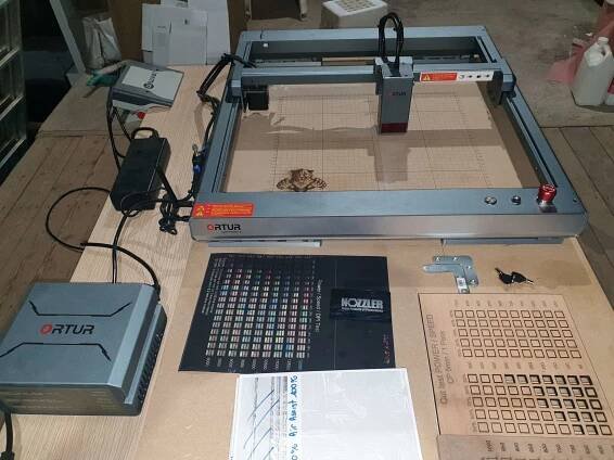 Test du ORTUR LASER MASTER 3 20W - Nozzler