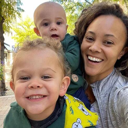 Ashley Darby and kids