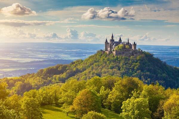 Burg hohenzollern stock fotografie, royalty free obrázky