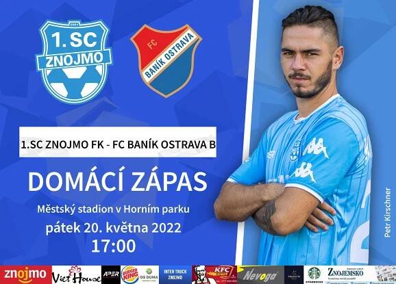 Baník Ostrava B se představí ve Znojmě!