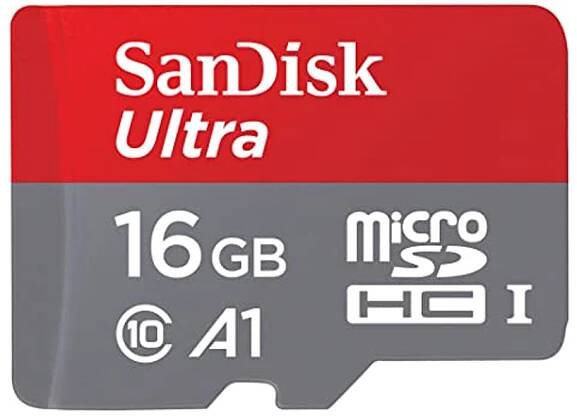 SanDisk Ultra microSDHC 16 GB Class 10 A1 UHS-I + SD adaptér (SDSQUAR-016G-GN6MA)