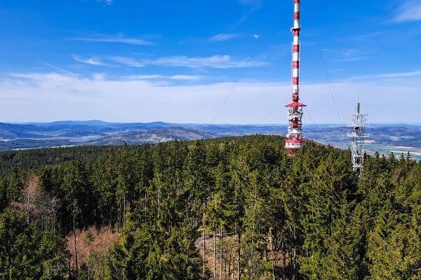 Šumava: televizní vysílač Kleť