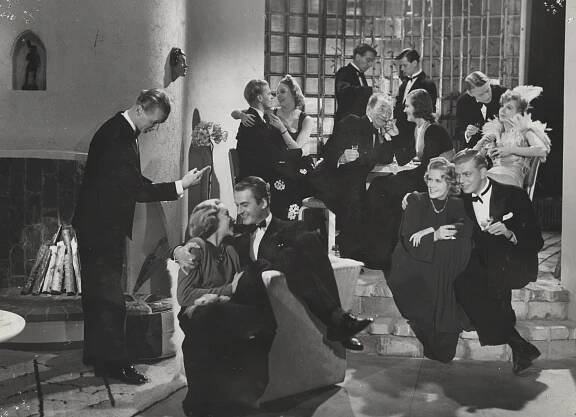 Den farlige leken - Z filmu - Wenche Foss, Joachim Holst-Jensen, Lauritz Falk, Nanna Stenersen