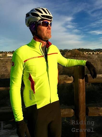 Grannygear sporting the Castelli Perfetto top and Sospresso bibs on review here. 