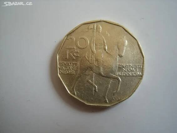 20 Kč - rok 1993! Hledaný ročník