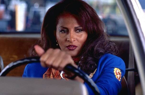 JACKIE BROWN, Pam Grier, 1997. (c) Miramax Films/ Courtesy: Everett Collection.
