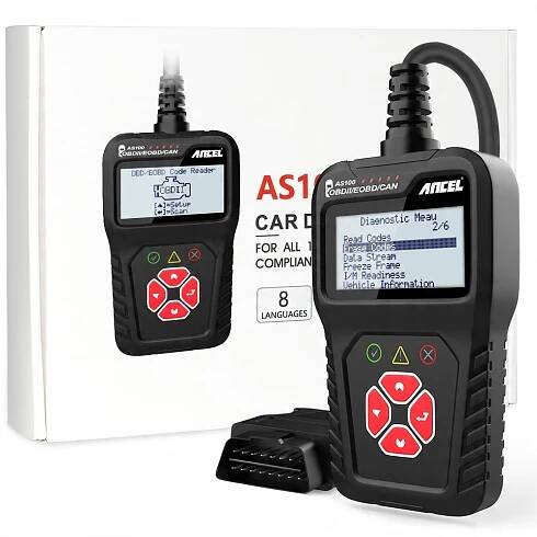 ANCEL AS100 OBD2 diagnostika systémů motoru