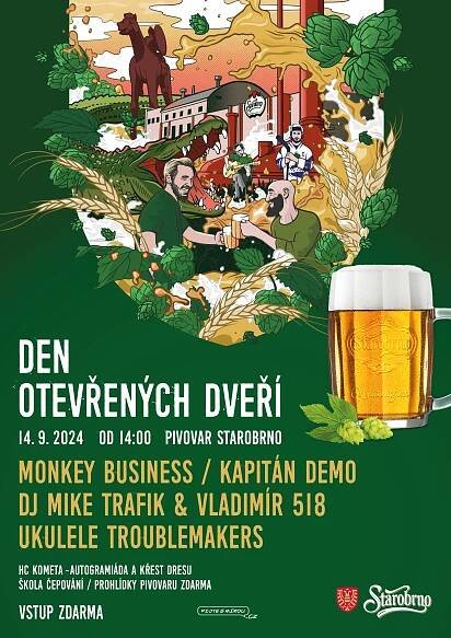 ZRUŠENO: Tradiční Den otevřených dveří: Starobrno otevře své brány 14. září