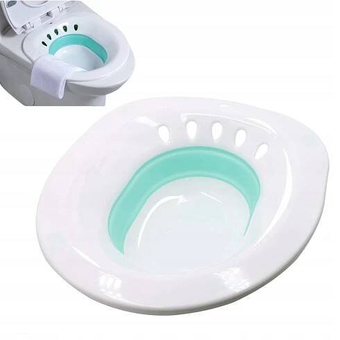 přenosná skládací bidetová vana, WC bidetová vložka do toalety
