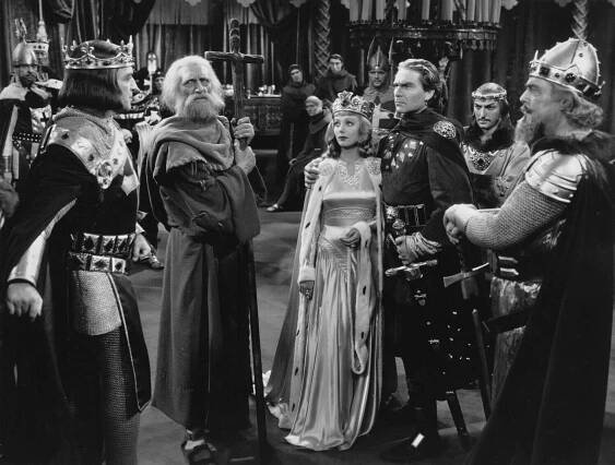 C. Henry Gordon, C. Aubrey Smith, Loretta Young, Henry Wilcoxon, Joseph Schildkraut - Křižáci - Z filmu