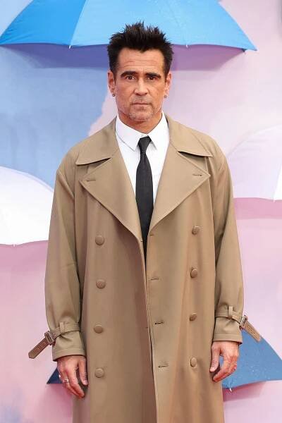 Like Colin Farrell, maybe you should switch a blazer for a trench