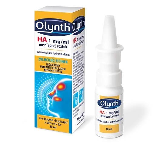 Olynth HA 1 mg/ml nosní sprej, roztok 10 ml