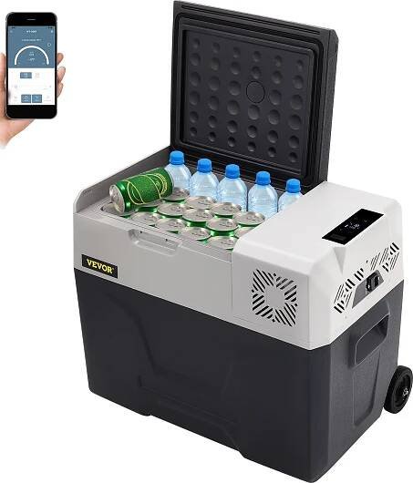 VEVOR 30L chladicí box -20 °C 20 °C Mini lednice auto kempování 12V/230V