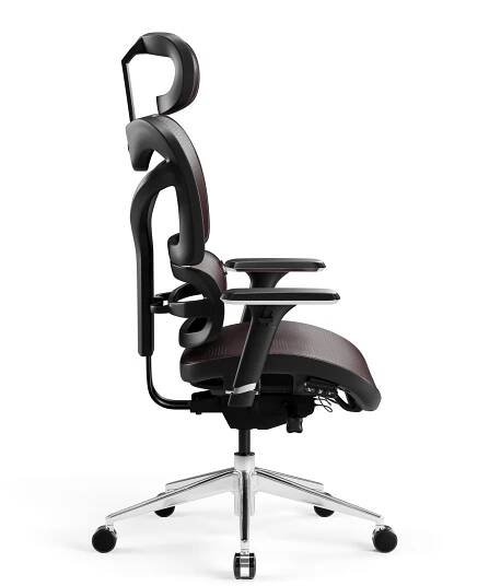 Kancelářská ergonomická židle Diablo V-Commander: Černo-Černý