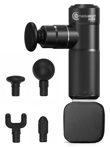 Tofta Mini, masážní pistol, 50 W, Flowglide, 1500.3500 ot./min, hliník 