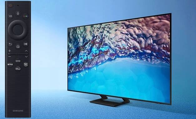 Televize LED Samsung UE50CU719 Crystal UHD 50" 4K UHD černý zlomený pixel Váha se stojanem 12.1 kg