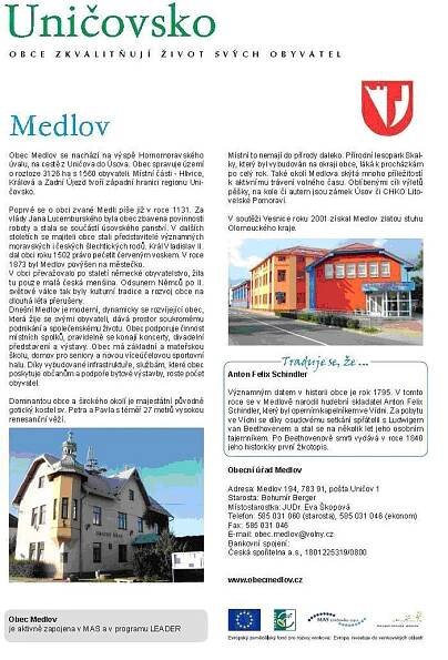 Medlov | Mas Uničovsko