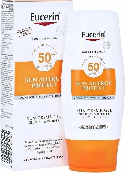 Eucerin Sun Allergy Protect Sun Cream Gel SPF50 150 ml