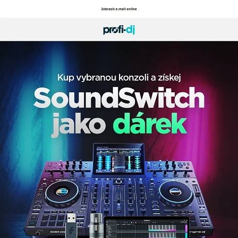 _ Exkluzivně: Denon DJ konzole + SoundSwitch jako dárek! _