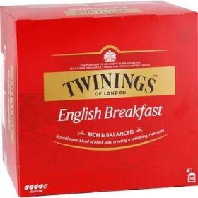 TWININGS černý čaj English Breakfast 50 ks