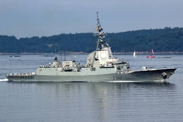 Spanish frigate Almirante Juan de Borbón
