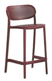 Barová židle NUTA stool - barva bordó