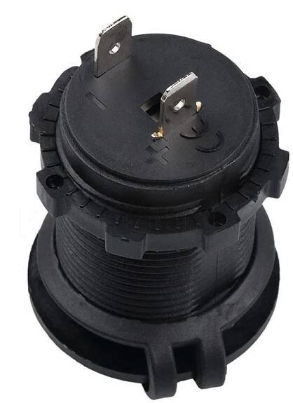 1-10PCS 12V autozásuvka/zásuvka/samice/nabíječka/adaptér/vodotěsný nabíjecí adaptér pro auto, loď, motocykl, traktor, zásuvka