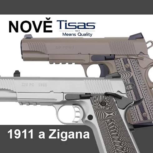 Nově klony 1911 a Zigana - výrobce TISAS