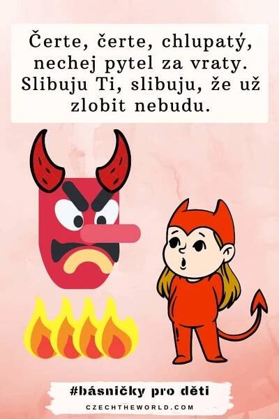 Básničky pro děti - čert