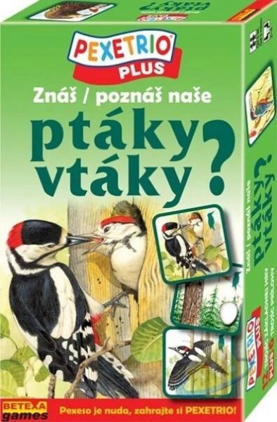 PEXETRIO Plus - Znáš naše ptáky?