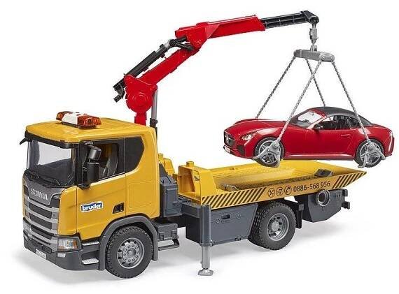Bruder Scania Super 560R odtah s autem