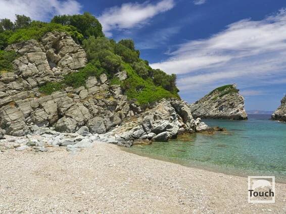 Spilia - pláž - Skopelos