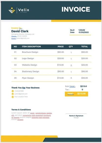 How to Create an Invoice in Word (In 3 Simple Steps!) | Design Shack